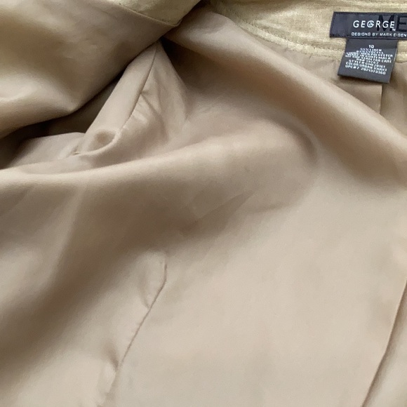 Jacket/blazer or top. Crisp linen with pleats. - Picture 6 of 6